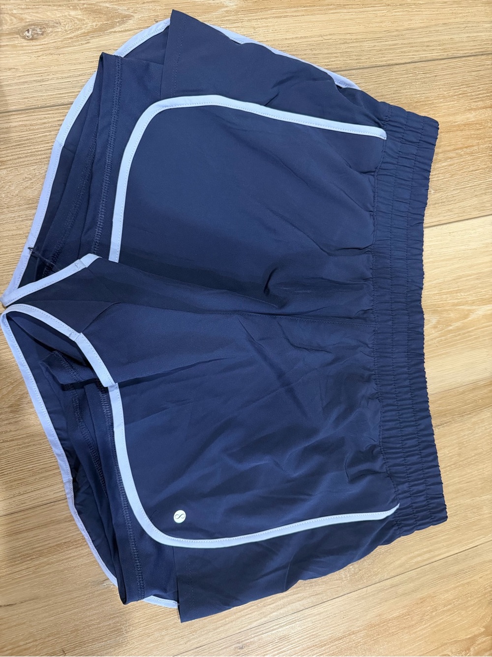 Layer 8 Navy Blue Athletic Shorts with inside layer